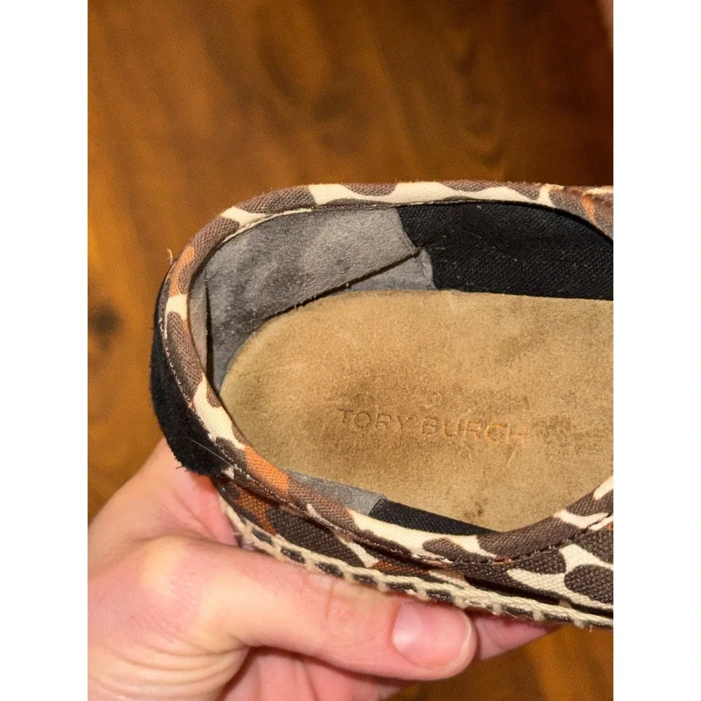 Authentic‎ Tory Burch Leopard Print Espadrille Sneakers Size 6.5 NWOB, NWOT